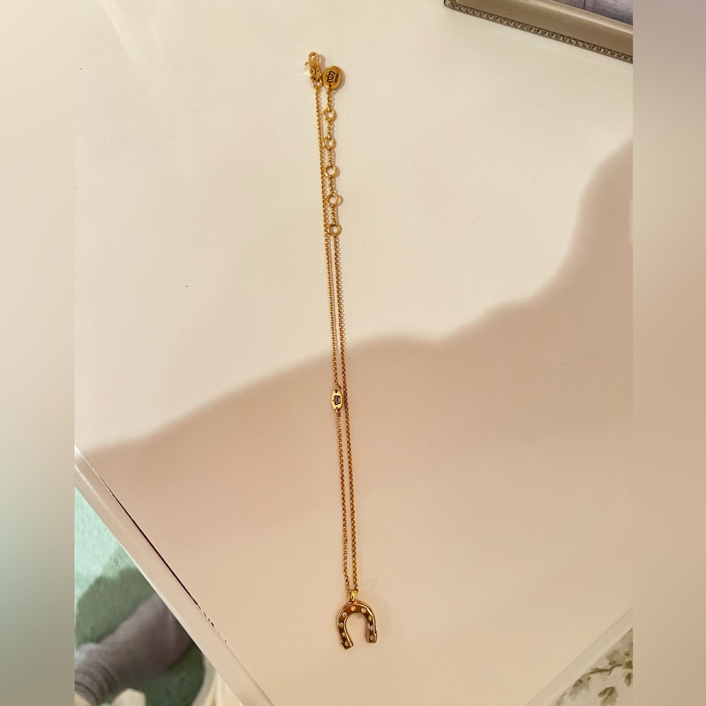 Juicy Couture Horseshoe Necklace (Gold)